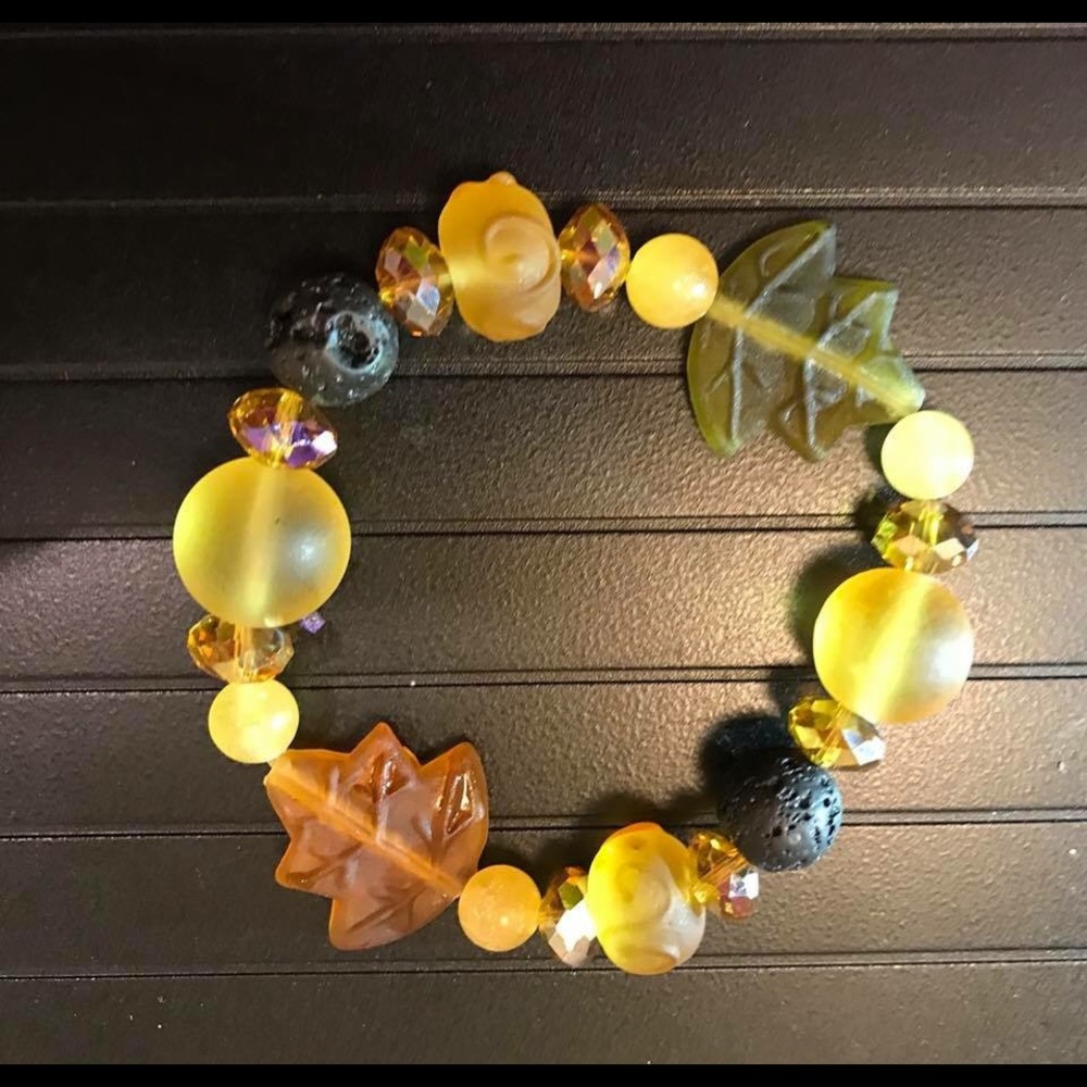Diffuser bracelet , autumn series